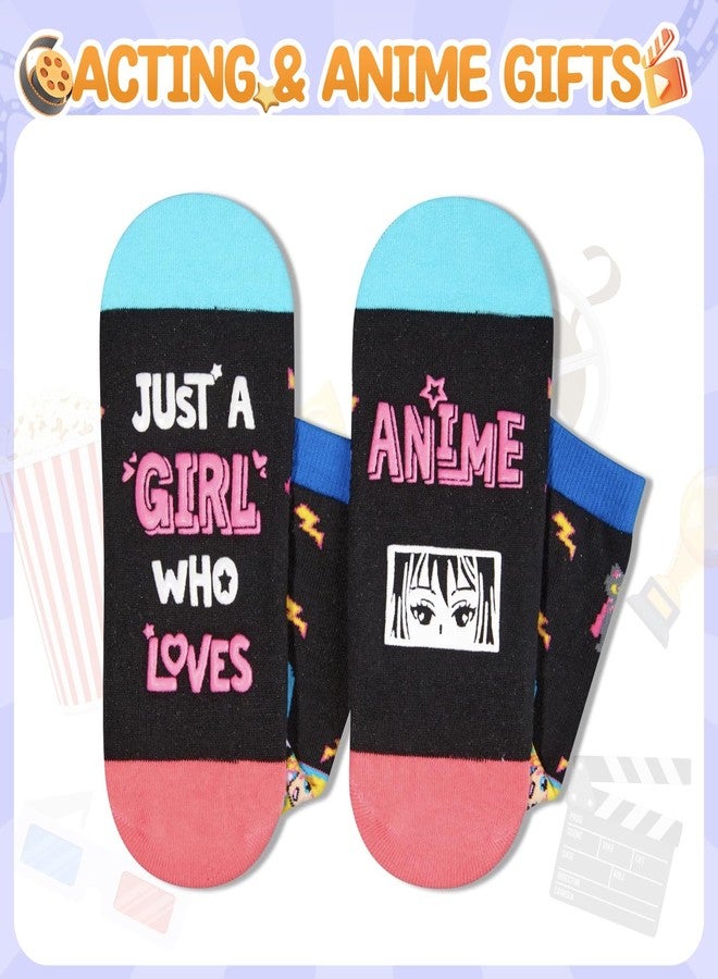 Happy Pop HAPPYPOP Anime Gifts for Teen Girls - Anime Lover Socks for Women, Japanese Animation Cartoon Themed Merch - Image 5