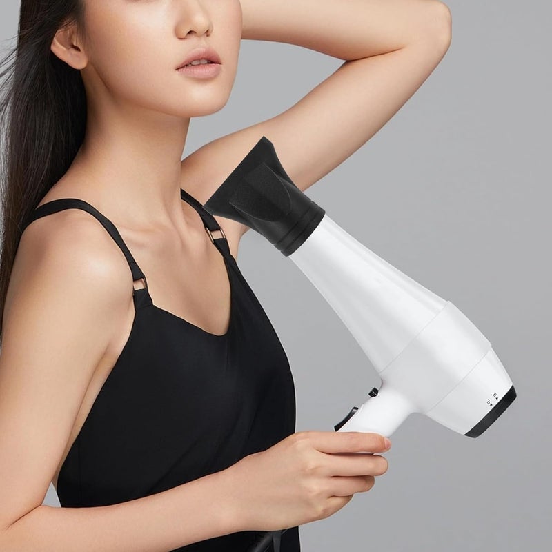 Healifty 2pcs Hair Dryer Nozzle Salon Replacement Dryer Nozzle Head Black Hair Blower Nozzle for Barber Shop Home - Image 3