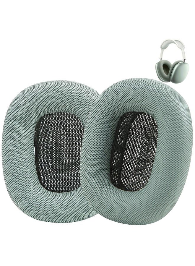 EARROCK Earpads for AirPods Max Headphones Replacement Ear Cushions Oil Proof Ear Pad Covers with Protein Leather, Memory Foam and Magnet Green - Image 1