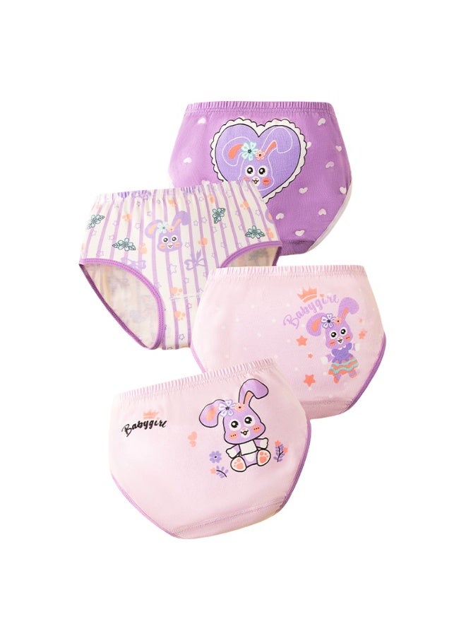 KUYING New Comfortable Skin friendly Breathable Underwear Set 0f 4 