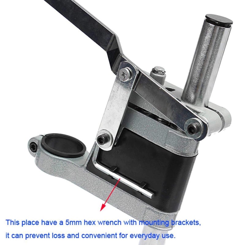 XDLB XDLB 400mm Electric Drill Stand Power Tools Accessories Bench Drill Press Stand DIY Tool Base Frame Drill Holder Drill Chuck Angle Drill 13 mm Chuck Size DRILL NOT INCLUDED  - Image 4