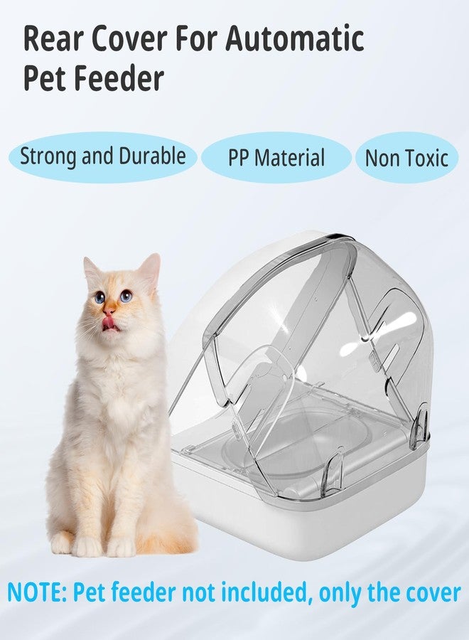 Baofum Rear Cover for Automatic Microchip Cat Pet Feeder - Prevents Persistent Pet from Getting Food from The Back of The Feeder - Image 3