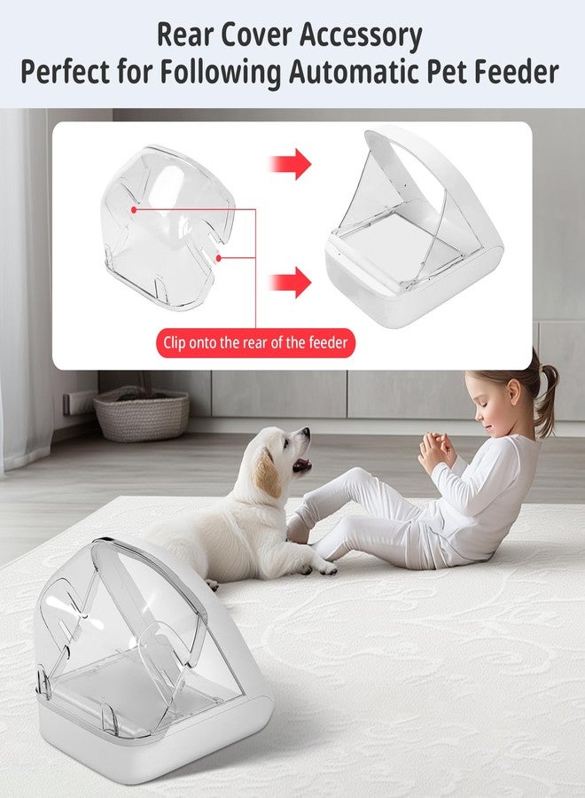 Baofum Rear Cover for Automatic Microchip Cat Pet Feeder - Prevents Persistent Pet from Getting Food from The Back of The Feeder - Image 4