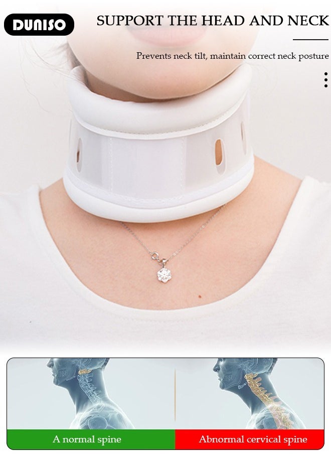 DUNISO - Soft Neck Brace for Neck Pain and Support, Adjustable Cervical Collar for Sleeping, Ergonomic Neck Stretcher, Neck Protectors Wraps Keep Vertebrae Stable and Aligned, Cervical Spine Pressure Relief - Image 1