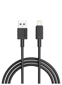 كابل USB-A إلى Lightning بطول 3 متر - أسود