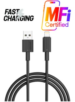 USB-A to Lightning 3m - Black