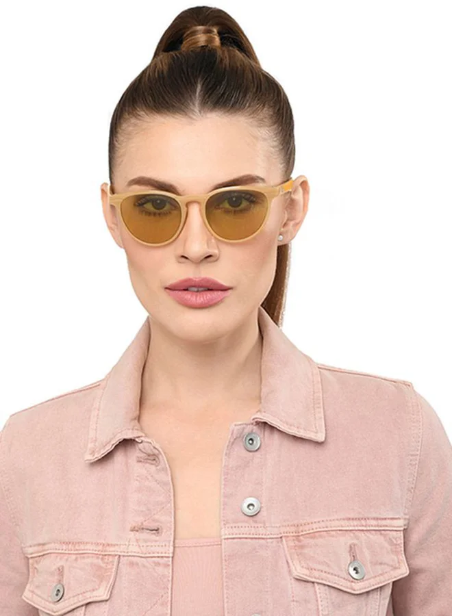 VINCENT CHASE VINCENT CHASE Round Sunglasses (For Men &amp; Women, Yellow)