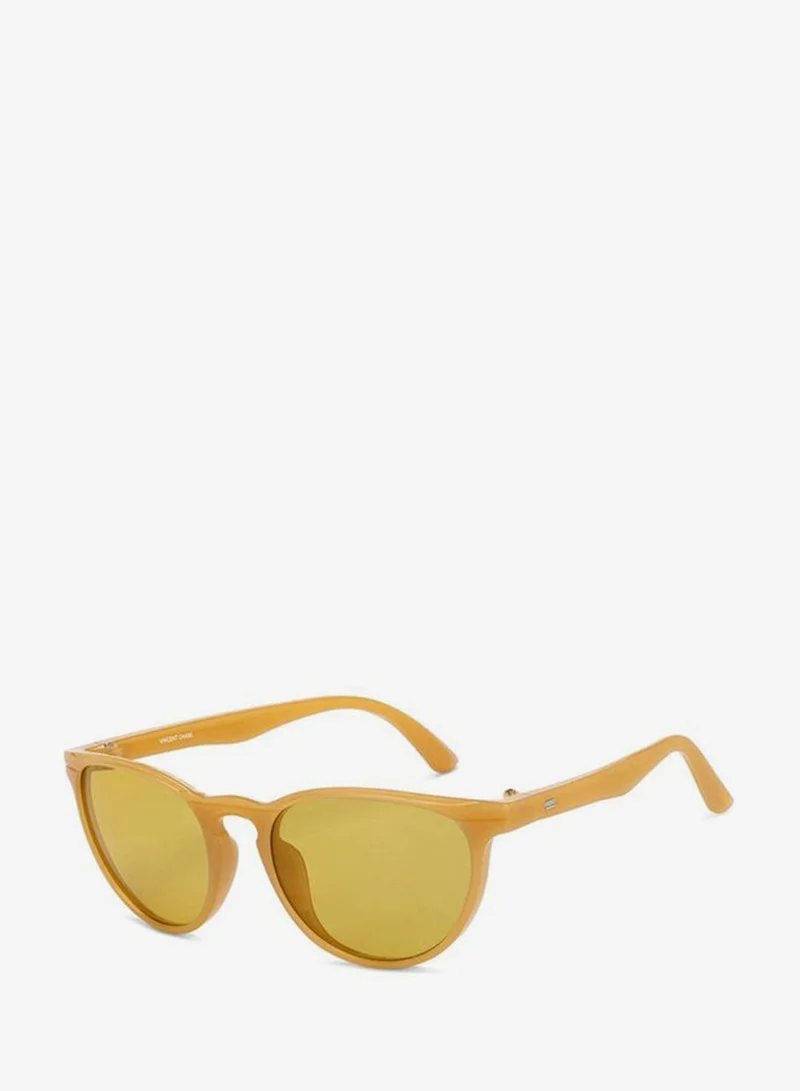 VINCENT CHASE VINCENT CHASE Round Sunglasses (For Men &amp; Women, Yellow)