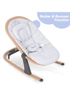 TEKNUM 3 Stage Baby Bouncer / Recliner Seat W/ Mosquito Net - Ivory  - Image 5