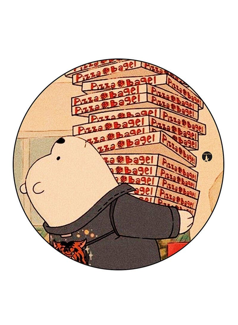 RKN We Bare Bears Printed Mouse Pad Multicolour