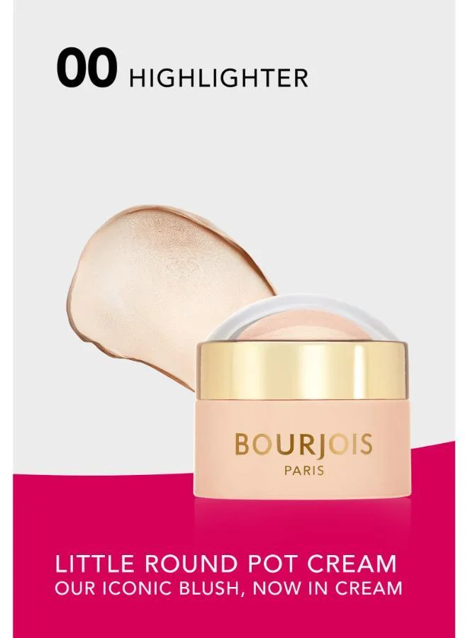 Bourjois Paris Little Round Pot Cream Blush - 0 - Highlighter, 8.5g
