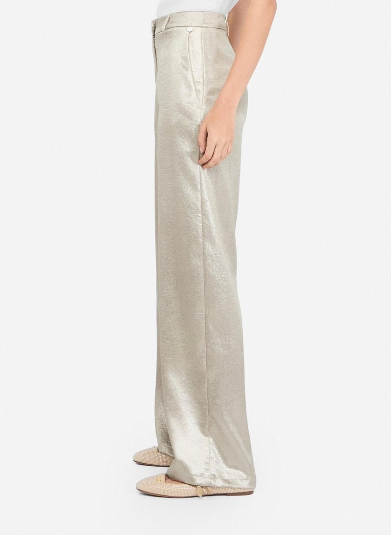 Liu Jo Laminated crepe trousers - Image 3