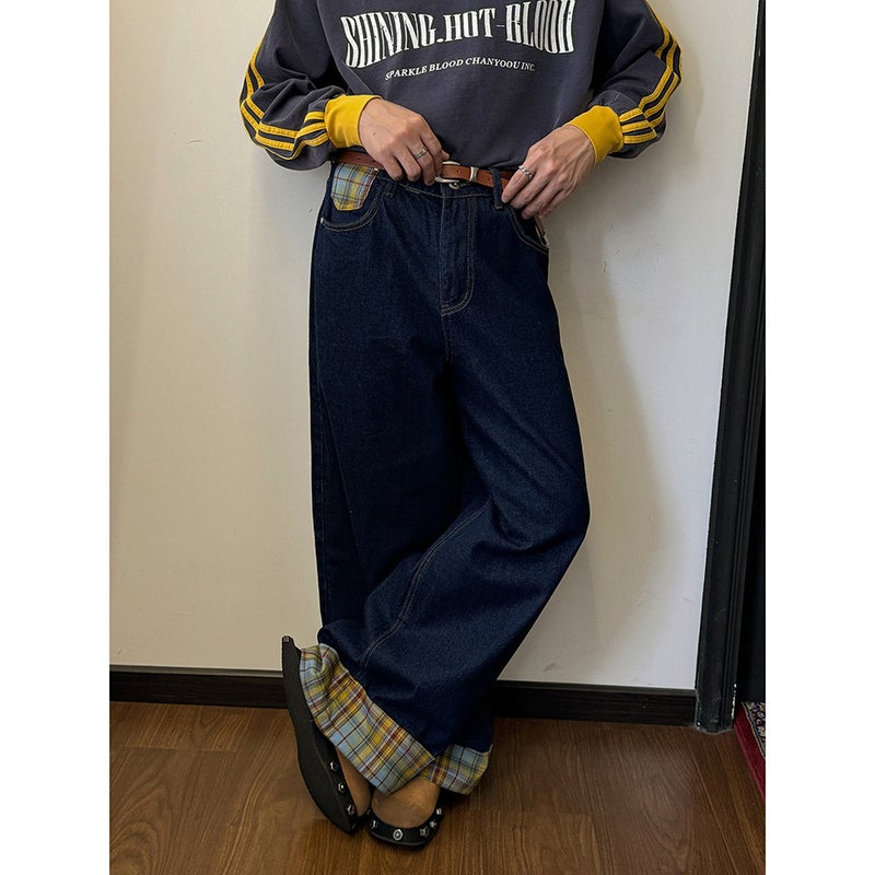 Unisex Classic Denim Jeans Loose Fit Daily Outdoor Wear - Image 3