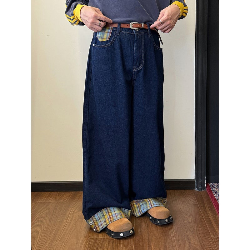 Unisex Classic Denim Jeans Loose Fit Daily Outdoor Wear - Image 4