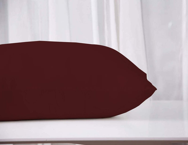 Kuber Industries Soft Throw Inserts with Microfiber Filled, Full Back & Lumbar Support Decorative Pillow 16"x24"(Brown),F_26_KUBMART016829 - Image 4