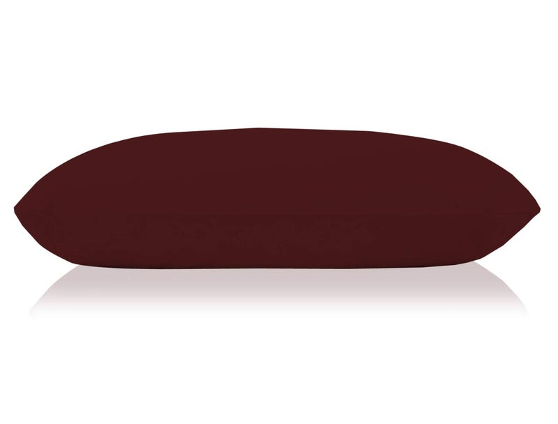 Kuber Industries Soft Throw Inserts with Microfiber Filled, Full Back & Lumbar Support Decorative Pillow 16"x24"(Brown),F_26_KUBMART016829 - Image 3