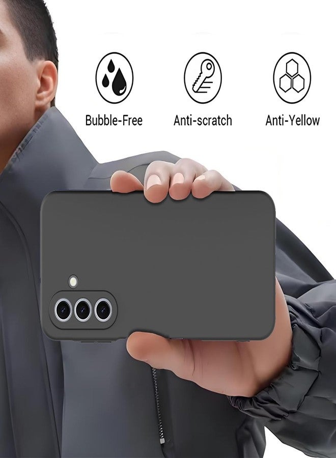 TENOC Phone Case for Samsung Galaxy A17 4G/5G, Black Case Anti-Fingerprint Protective Bumper Matte Cover - Image 5