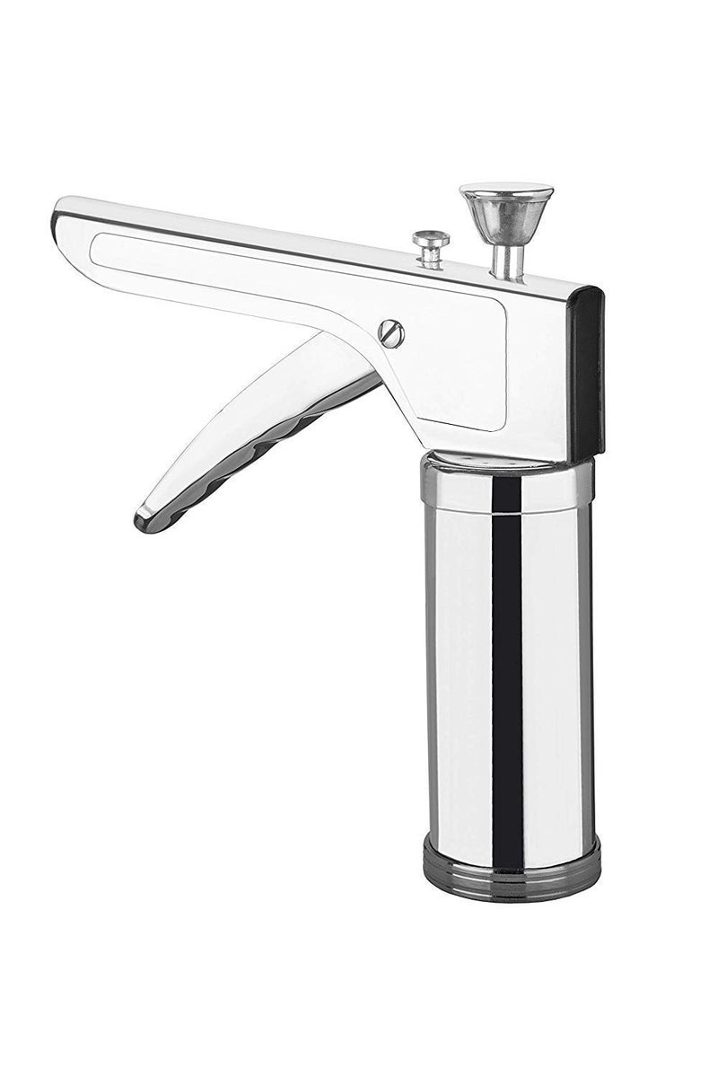 Wazdorf Wazdorf Stainless Steel Kitchen Press with 15 Different Types of Jalies Murukku MakerBhujiya MakerNoodlesCookiesNamkeenChakali MakerSev MakerFarsan MakerGathiya Maker  - Image 5
