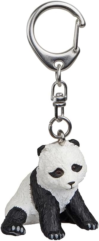 Papo Sitting Baby Panda Key Ring Multicolor