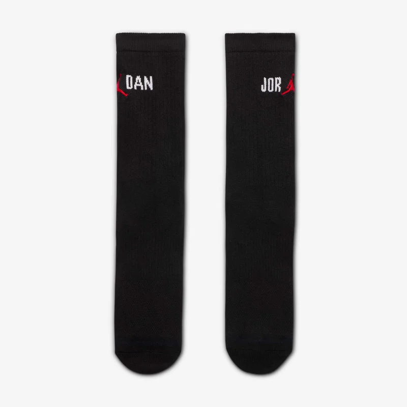 Jordan Black Everyday Crew Socks (1 Pair)  | Best Price UAE