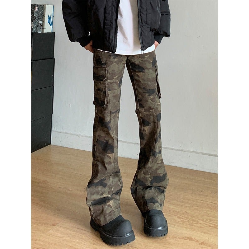 Unisex Classic Denim Jeans Loose Fit Daily Outdoor Wear - Image 3