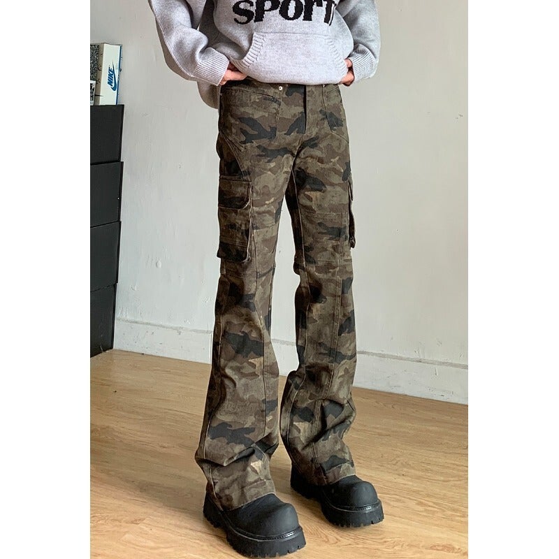 Unisex Classic Denim Jeans Loose Fit Daily Outdoor Wear - Image 1