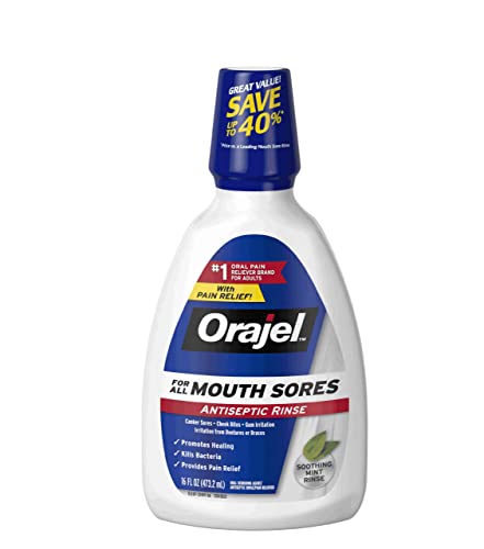 Orajel Antiseptic Mouth Sore Rinse, 16 Ounce (Pack of 3) - Image 5