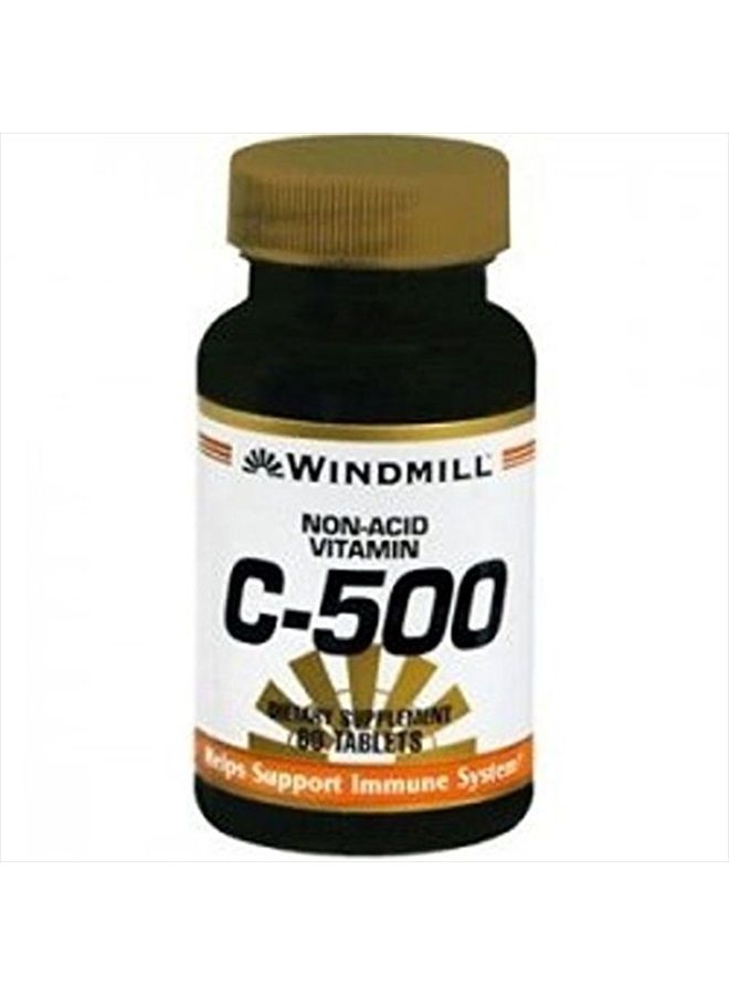Vitamin C Tablet 500mg Non-Acid Wmill - 60