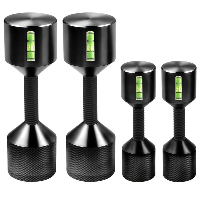 4 Size Aluminum Flange Alignment Pin Set with Adjustable Height and Foam Spirit Level - Image 2