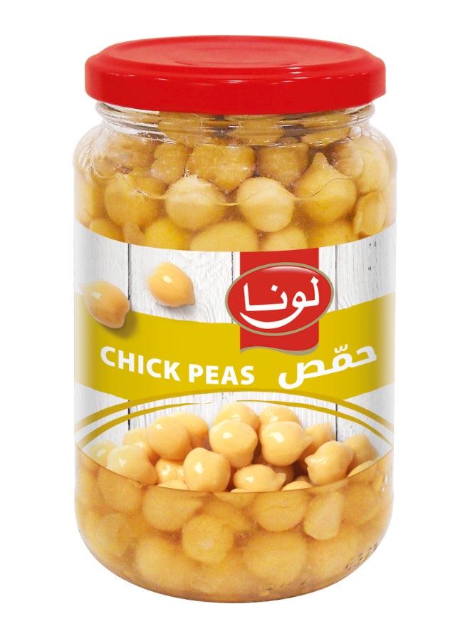 حمص في جرة زجاجية