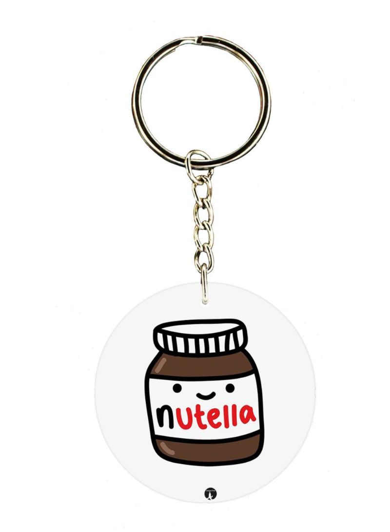 RKN Nutella Double Side Printed Keychain