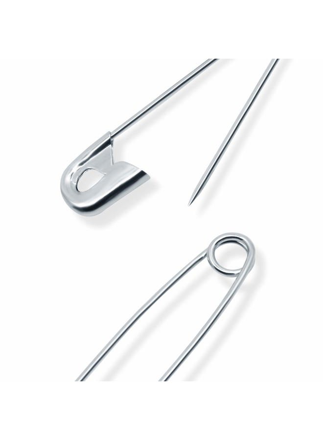Dritz 1460 Safety Pins, Nickel Plated Steel, Assorted Sizes (100-Count) - Image 5