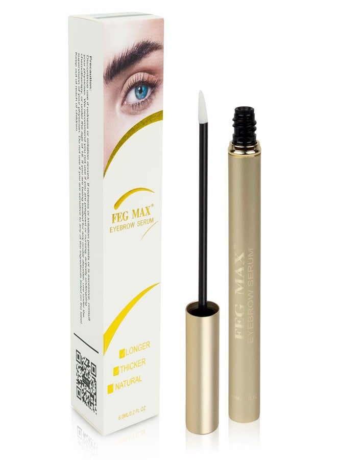 FEG Max Eyebrow Enhancer Growth Treatment Serum | Enhancing to Help Lengthen and Thicken Eyebrows | Non-irritating Brow Serum | 6ml - Image 1