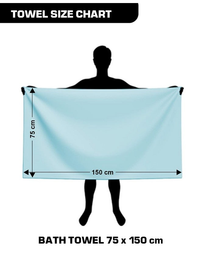Athom Trendz Athom Living Light Weight Cotton Premium Bath Towel 75x150 cm (S3) - Image 5
