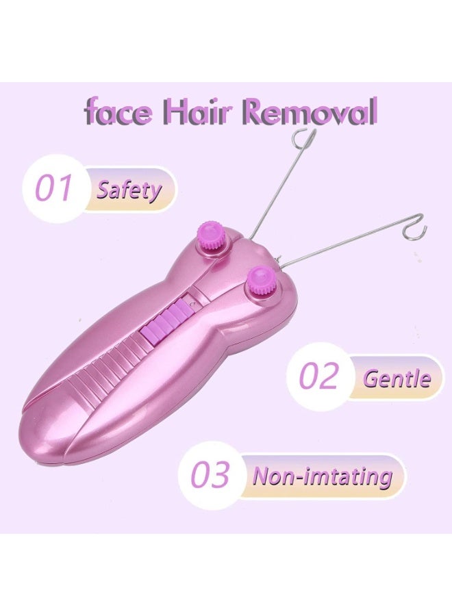 Electric Thread Hair Remover Facial Hair Removal Device with Charger and Accessories - Image 5