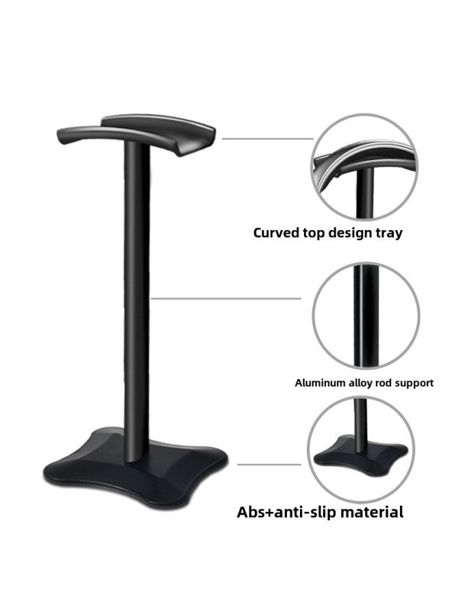 Loquat Private Model Electric Competition Headset Holder Computer Desktop Earphone Holder Aluminum Alloy Headset Holder In Stock-Color:T-1210 Black - Image 3