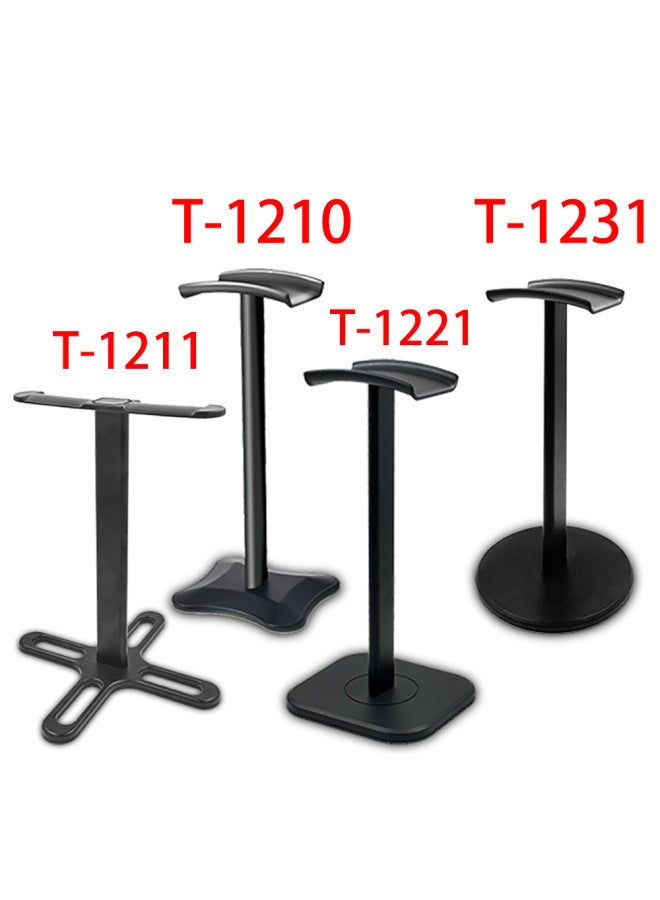 Loquat Private Model Electric Competition Headset Holder Computer Desktop Earphone Holder Aluminum Alloy Headset Holder In Stock-Color:T-1210 Black - Image 2