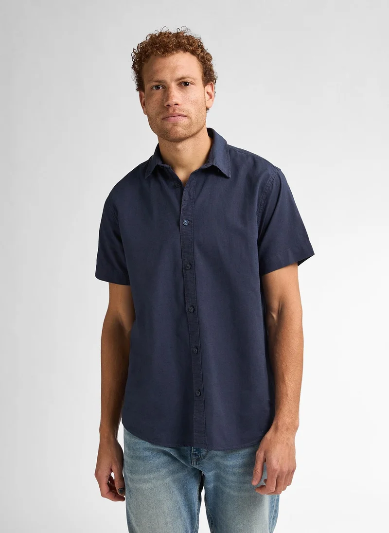 بترول اندستريز قميص رجالي قصير الأكمام موحد