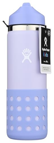 Hydro Flask 20 Oz Kids Wide Mouth Straw Cap And Boot Wisteria - Image 5