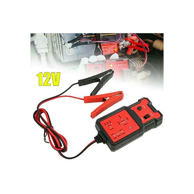 TERRIFI اختبار مرحل السيارات 12V فاحص بطارية السيارة والمولد مع مشابك أداة تشخيص تحليل مرحل إلكتروني - Image 3