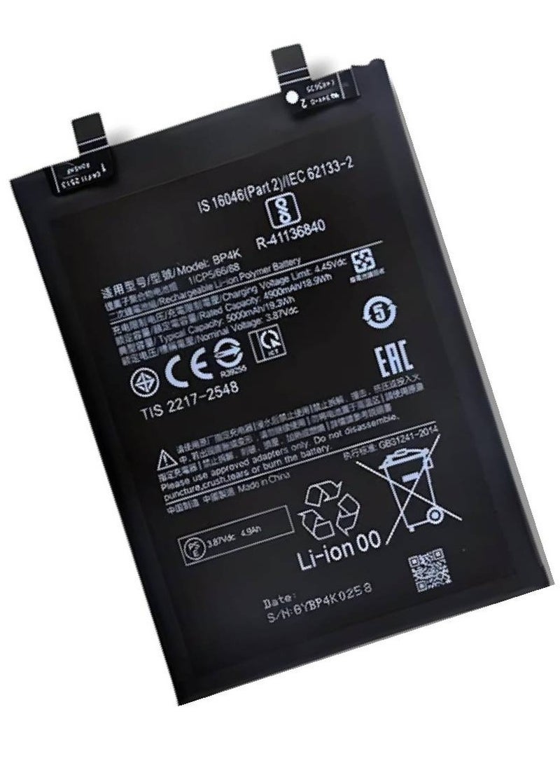 ELTRAZONE High Quality Original Replacement Battery for Xiaomi Redmi Note 12 Pro / Xiaomi 12T / POCO X5 Pro – Black Lithium-Ion Battery with Long-Lasting Power | Compatible with Xiaomi & POCO Smartphones | Fast Charging Support | Safe, Certified & Easy to Install  - Image 3
