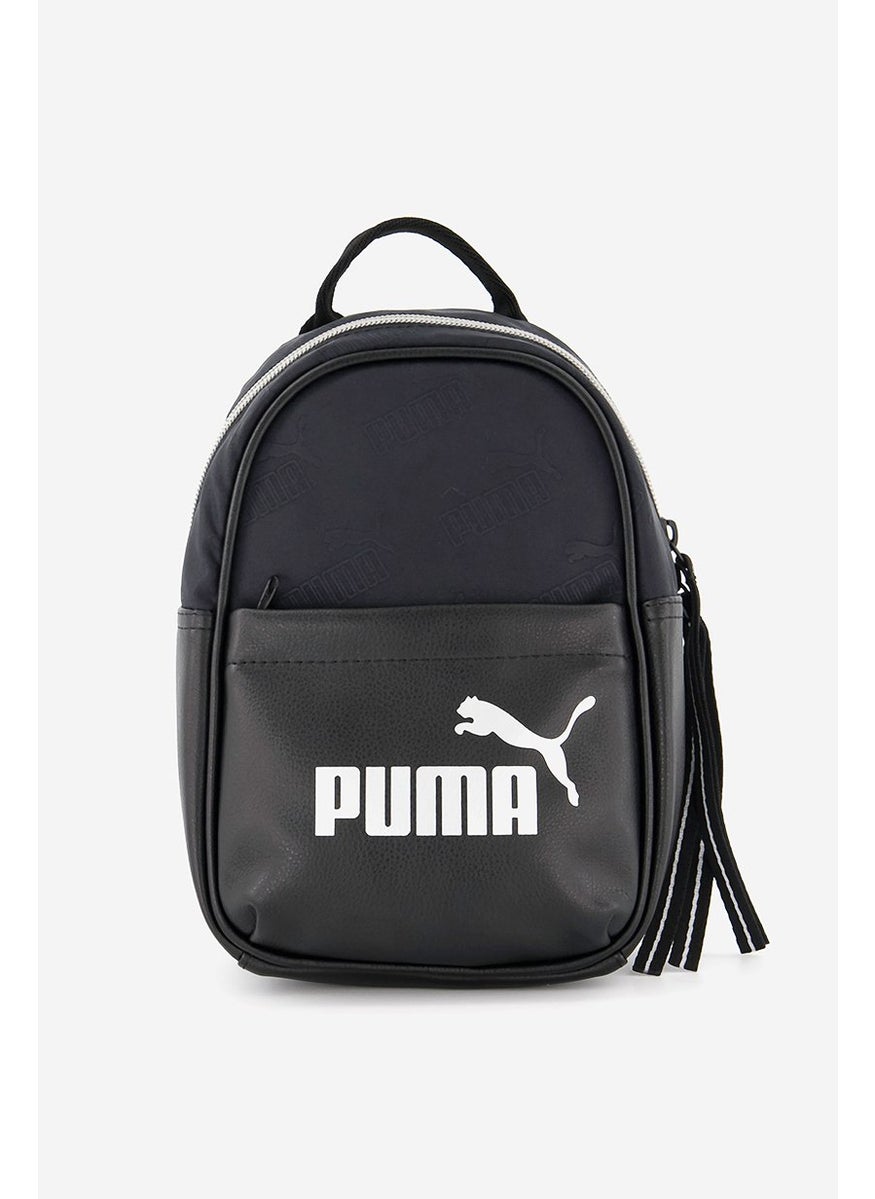 PUMA Women Core Up Minime Backpack 24 H x 16 L x 7 W cm, Black  - Image 1