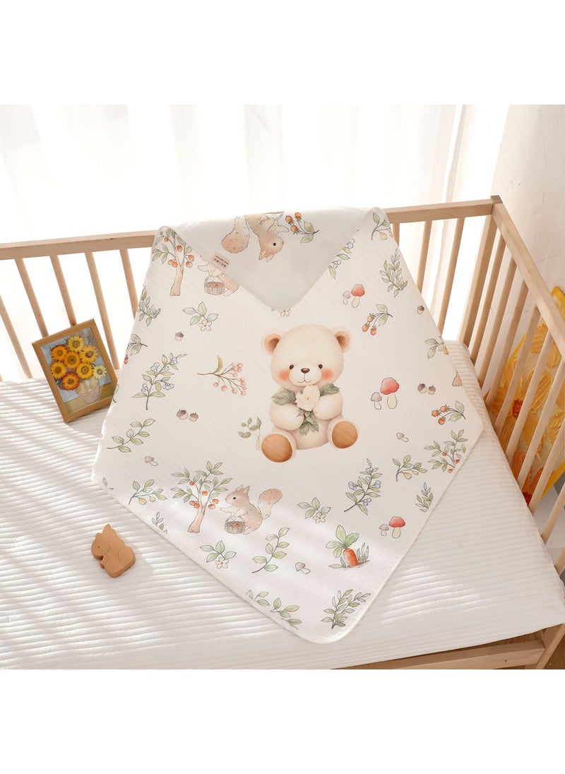 Generic Thickened Newborn Baby Swaddle Blanket bear mushroom 