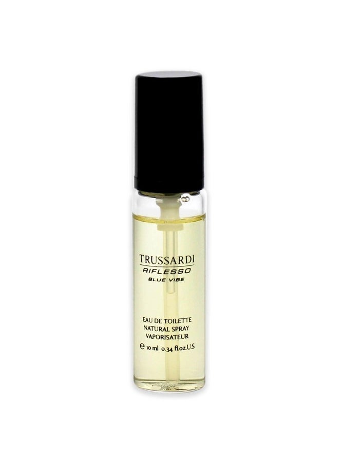 TRUSSARDI Riflesso Blue Vibe Men Edt Spray (Mini) 0.34 Oz  - Image 2