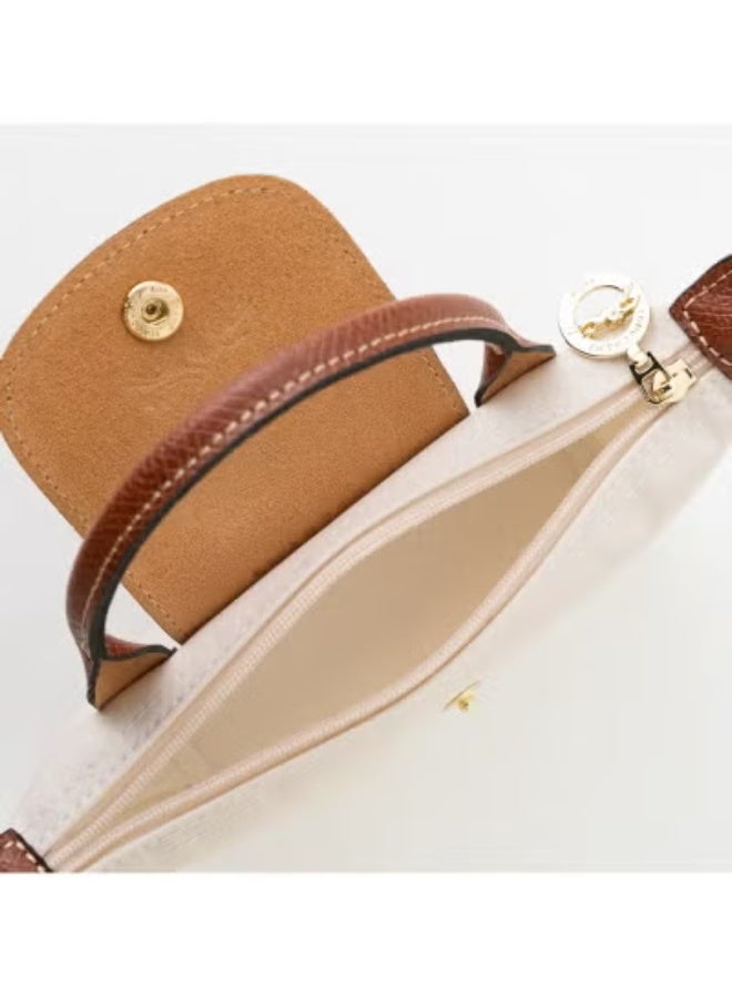 لونج شامب حقيبة يد نسائية صغيرة، حقيبة كروس بودي، حقيبة كتف مع حزام كتف مزوّد بمشبك - Image 2