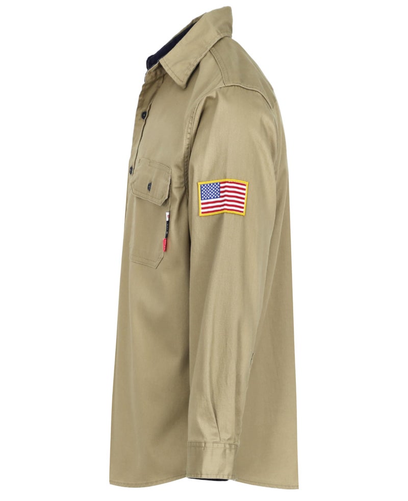 BOCOMAL FR Shirts for Men Flame Resistant Light Weight NFPA2112 Fire Retardant Welding Shirt Water & Oil Repellent Finish - Image 5