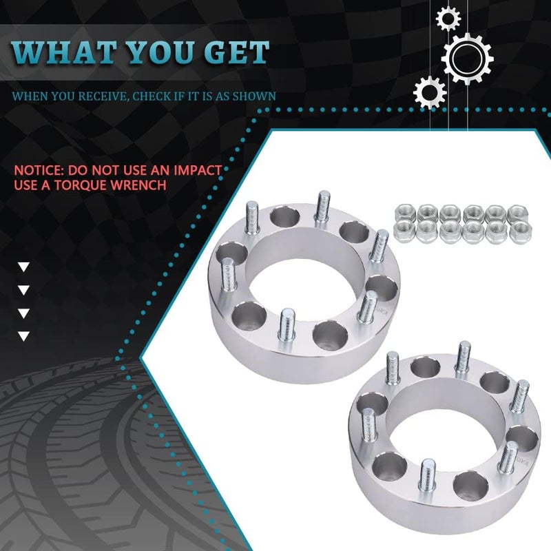 IRONTEK 2in Wheel Spacer Adapters 6x5.5/6x139.7mm for Toyota and Lexus - Image 3