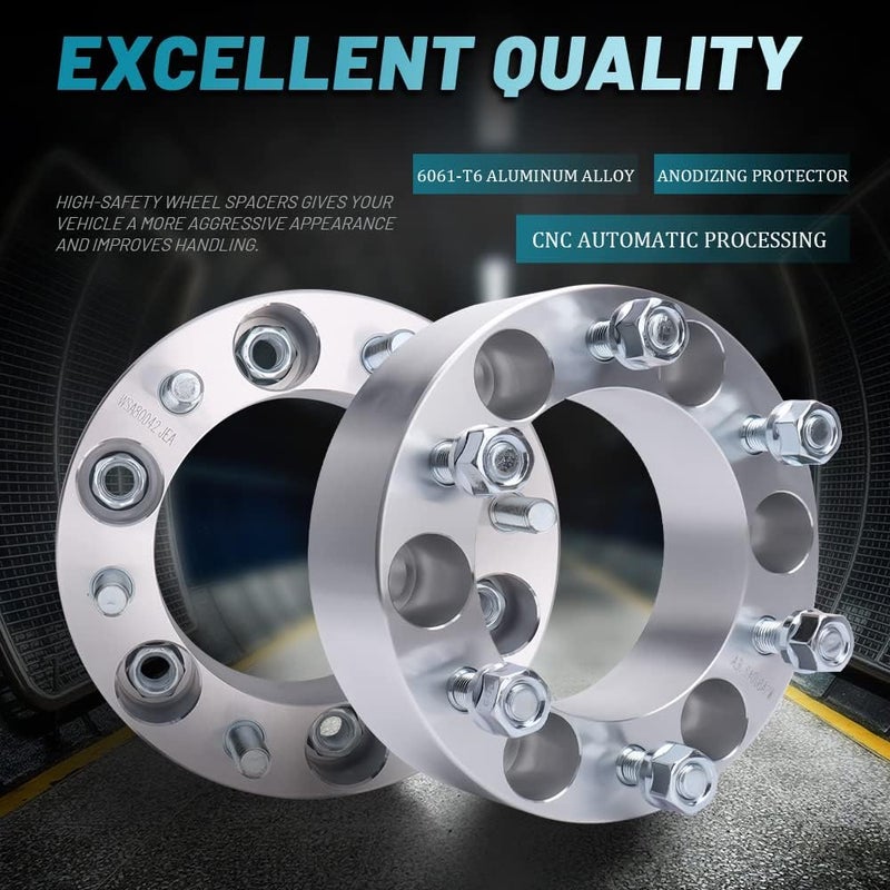IRONTEK 2in Wheel Spacer Adapters 6x5.5/6x139.7mm for Toyota and Lexus - Image 4