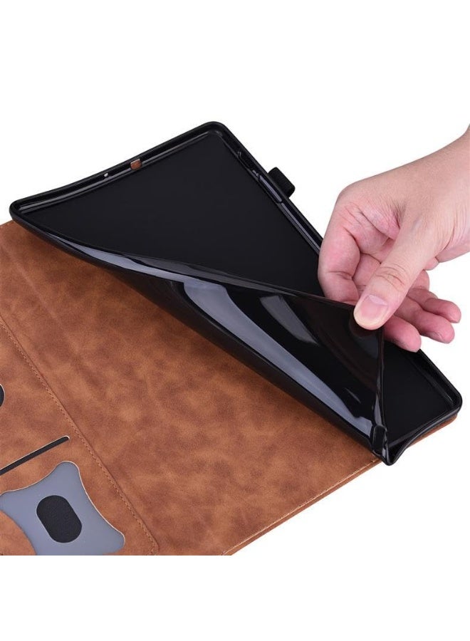 general Tablet Case Compatible with Honor Pad X7 8.7 inch 2025, PU Leather Retro Folio Shell Wallet Case with Card Slots, Multi-Angle Stand Shockproof Protective Cover - Image 5