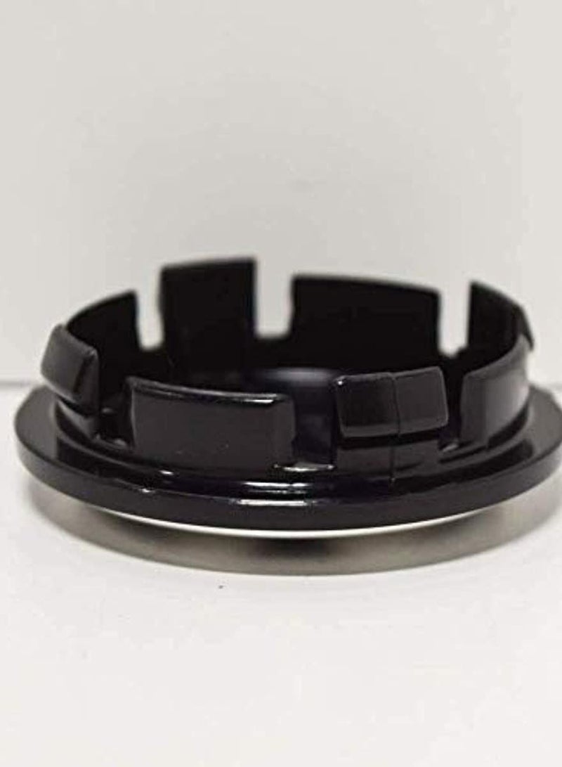 Generic 4pcs Genuine VW Alloy Wheel Centre Cap Satin Black High Chrome 76mm - Image 4
